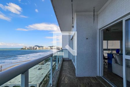 Varanda da Sala de apartamento para alugar com 3 quartos, 178m² em Centro, Guarujá