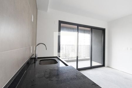 Sala/Cozinha de apartamento à venda com 1 quarto, 41m² em Jardim Vera Cruz, São Paulo