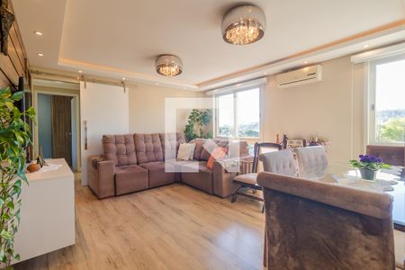 Sala de apartamento à venda com 3 quartos, 161m² em Cristal, Porto Alegre