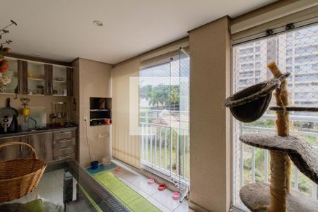 Varanda Gourmet de apartamento à venda com 3 quartos, 134m² em Vila Augusta, Guarulhos