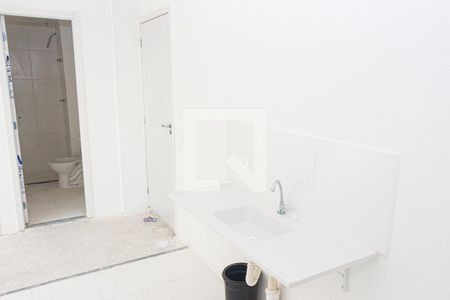 Cozinha e Área de Serviço de apartamento à venda com 2 quartos, 34m² em Veleiros, São Paulo