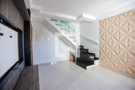 Sala de apartamento à venda com 2 quartos, 110m² em Vila Camilópolis, Santo André