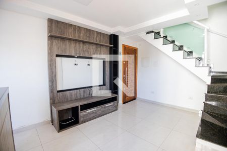 Sala de apartamento à venda com 2 quartos, 110m² em Vila Camilópolis, Santo André