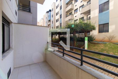 Varanda da Sala/Cozinha de apartamento para alugar com 2 quartos, 54m² em Jardim Isis, Cotia