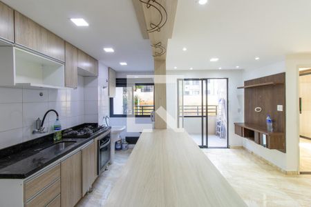 Sala/Cozinha de apartamento para alugar com 2 quartos, 54m² em Jardim Isis, Cotia