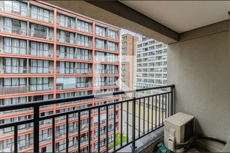 Varanda de kitnet/studio para alugar com 1 quarto, 25m² em Vila Mariana, São Paulo