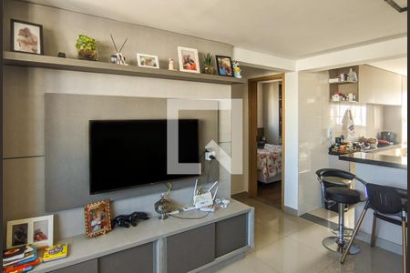 Sala de apartamento à venda com 2 quartos, 110m² em Sagrada Família, Belo Horizonte