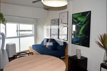 Sala de apartamento à venda com 1 quarto, 48m² em Cerqueira César, São Paulo