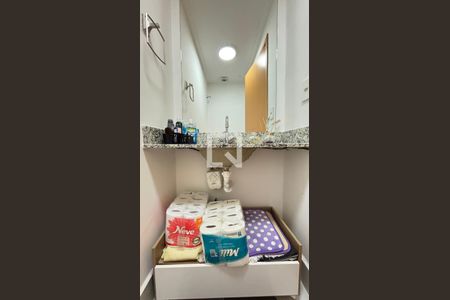 Lavabo de apartamento à venda com 3 quartos, 97m² em Vila Scarpelli, Santo André