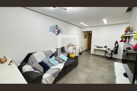 Sala  de apartamento à venda com 3 quartos, 97m² em Vila Scarpelli, Santo André