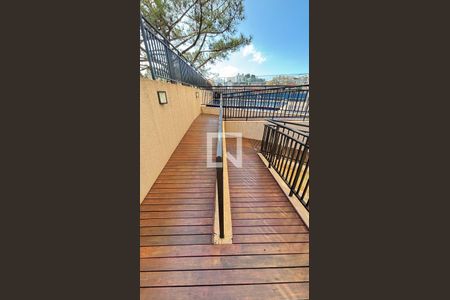 Rampa - Corrimão de apartamento à venda com 3 quartos, 97m² em Vila Scarpelli, Santo André