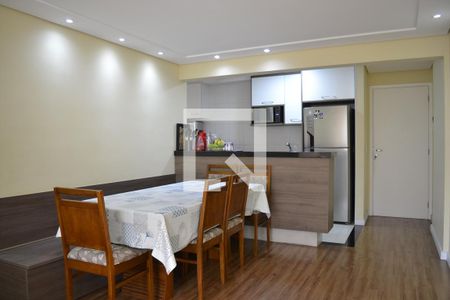 Sala de apartamento à venda com 3 quartos, 70m² em Vila Valparaíso, Santo André
