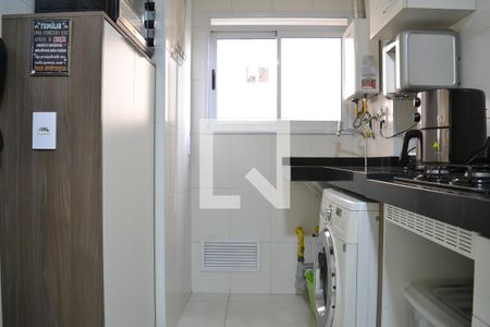 Lavanderia de apartamento à venda com 3 quartos, 70m² em Vila Valparaíso, Santo André