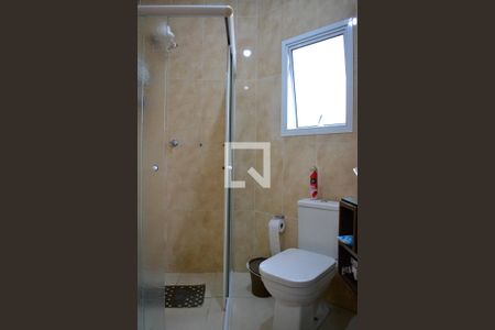 Banheiro da suíte de apartamento à venda com 2 quartos, 140m² em Utinga, Santo André