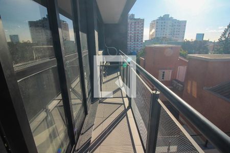 Sacada da Sala de apartamento à venda com 3 quartos, 112m² em Cristal, Porto Alegre