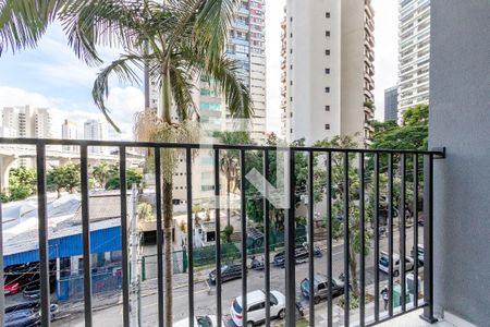 Varanda de apartamento à venda com 1 quarto, 26m² em Campo Belo, São Paulo