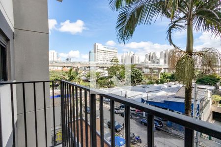 Varanda de apartamento à venda com 1 quarto, 26m² em Campo Belo, São Paulo