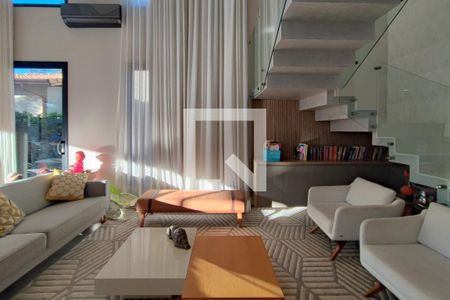 Sala de Estar de casa de condomínio à venda com 4 quartos, 340m² em Swiss Park, Campinas