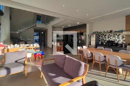Sala de Jantar de casa de condomínio à venda com 4 quartos, 340m² em Swiss Park, Campinas