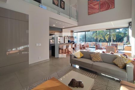 Sala de Estar de casa de condomínio à venda com 4 quartos, 340m² em Swiss Park, Campinas