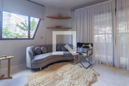 Sala de apartamento para alugar com 1 quarto, 100m² em Itaim Bibi, São Paulo