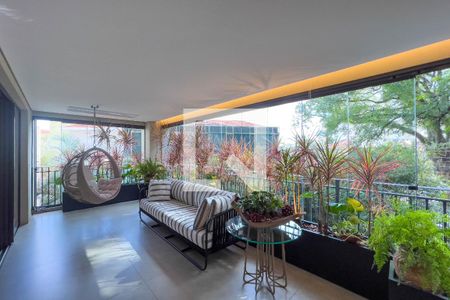 Varanda da Sala de apartamento à venda com 4 quartos, 267m² em Vila Mariana, São Paulo