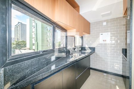 Cozinha de apartamento para alugar com 2 quartos, 62m² em São Pedro, Belo Horizonte