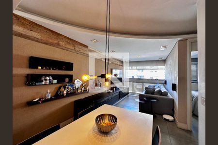 Sala de apartamento à venda com 2 quartos, 58m² em Brooklin Novo, São Paulo