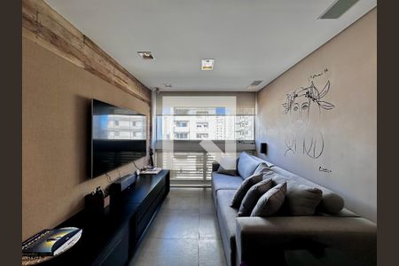 Sala de apartamento à venda com 2 quartos, 58m² em Brooklin Novo, São Paulo