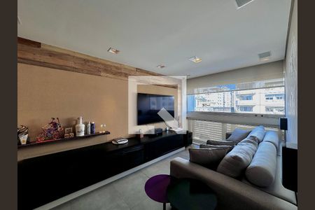 Sala de apartamento à venda com 2 quartos, 58m² em Brooklin Novo, São Paulo
