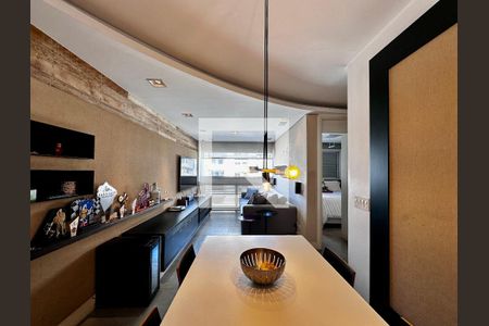 Sala de apartamento à venda com 2 quartos, 58m² em Brooklin Novo, São Paulo