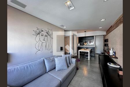 Sala de apartamento à venda com 2 quartos, 58m² em Brooklin Novo, São Paulo