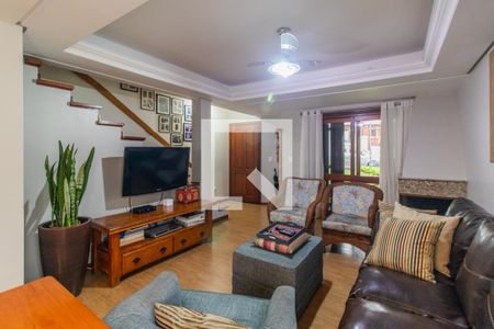 Sala de casa de condomínio à venda com 3 quartos, 182m² em Tristeza, Porto Alegre