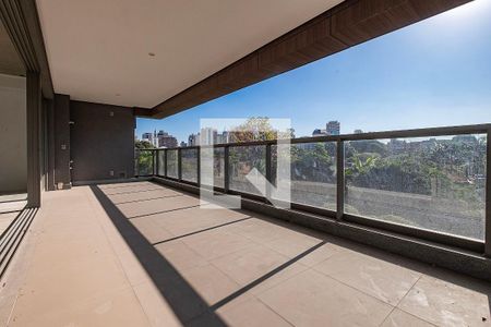 Sala/Cozinha - Varanda de apartamento à venda com 4 quartos, 278m² em Jardim Paulista, São Paulo