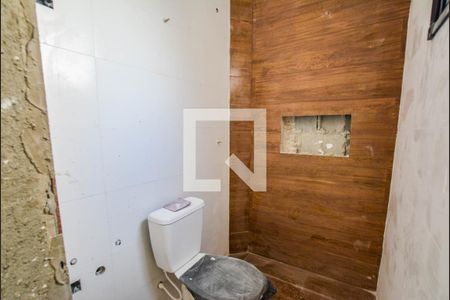Banheiro da Suíte de apartamento à venda com 2 quartos, 95m² em Utinga, Santo André