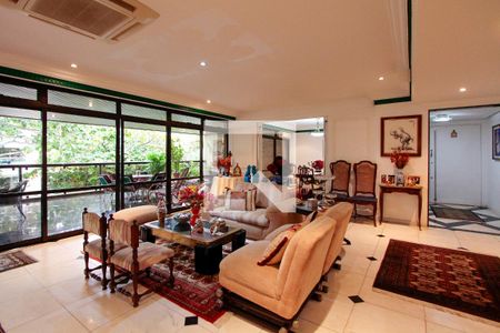 Sala de apartamento à venda com 5 quartos, 339m² em Barra da Tijuca, Rio de Janeiro