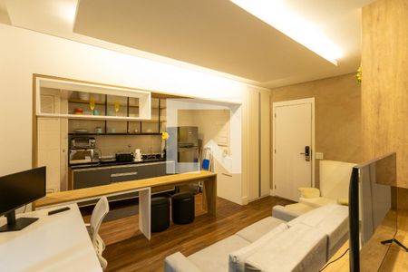 Sala de apartamento para alugar com 1 quarto, 50m² em Vila Gertrudes, São Paulo