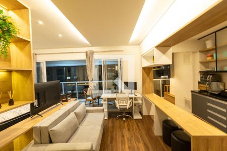 Sala de apartamento para alugar com 1 quarto, 50m² em Vila Gertrudes, São Paulo