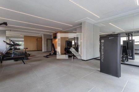 Área comum - Academia de kitnet/studio para alugar com 1 quarto, 25m² em Vila Nova Conceição, São Paulo