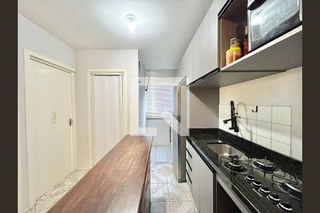 Cozinha de apartamento à venda com 2 quartos, 55m² em Canudos, Novo Hamburgo