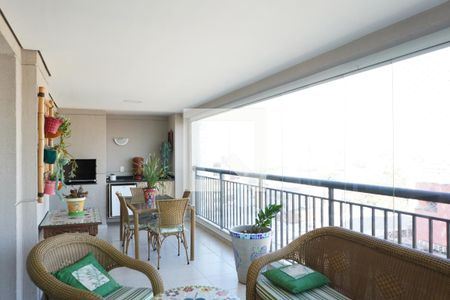 Varanda Gourmet de apartamento à venda com 4 quartos, 179m² em Belenzinho, São Paulo