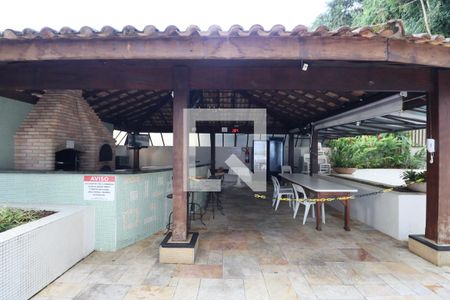 Área comum - Churrasqueira de apartamento para alugar com 3 quartos, 134m² em Centro, Guarujá