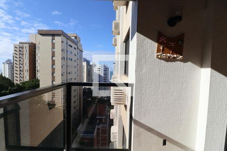 Varanda de apartamento para alugar com 3 quartos, 134m² em Centro, Guarujá