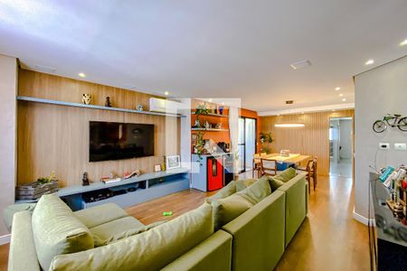 Sala de apartamento à venda com 3 quartos, 143m² em Vila Bertioga, São Paulo