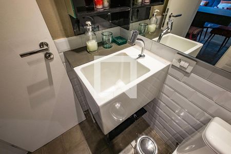 Banheiro de kitnet/studio à venda com 1 quarto, 37m² em Jardim Paulista, São Paulo