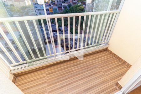 Varanda da Sala de apartamento para alugar com 2 quartos, 45m² em Jardim Sao Pedro, São Paulo