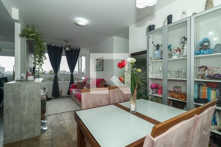 Sala de apartamento à venda com 2 quartos, 56m² em São Sebastião, Porto Alegre