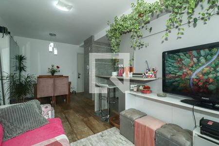 Sala de apartamento à venda com 2 quartos, 56m² em São Sebastião, Porto Alegre