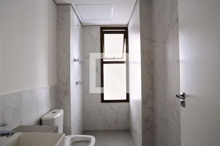 Banheiro da Suíte 1 de apartamento à venda com 3 quartos, 88m² em Santa Efigênia, Belo Horizonte