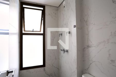 Banheiro da Suíte 3 de apartamento à venda com 3 quartos, 88m² em Santa Efigênia, Belo Horizonte